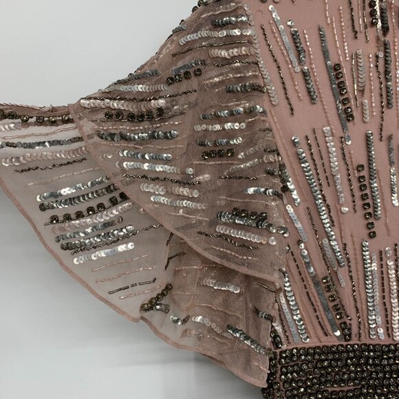 Mac Duggal Dress 93582 Embellished Full Length Layered Sleeve Gown - Picture 13 of 15